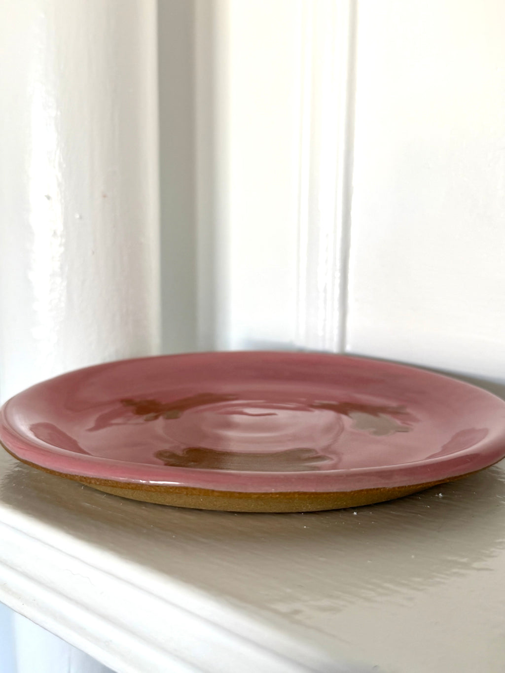Pink and Brown Bunny Plate 1