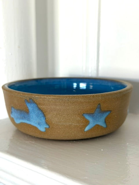 Ocean Blue Bunny Bowl