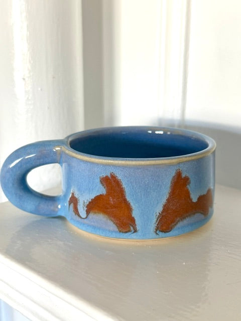 Melting Chocolate Bunny Chunky Mug