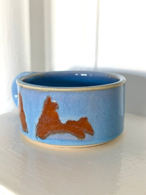 Melting Chocolate Bunny Chunky Mug