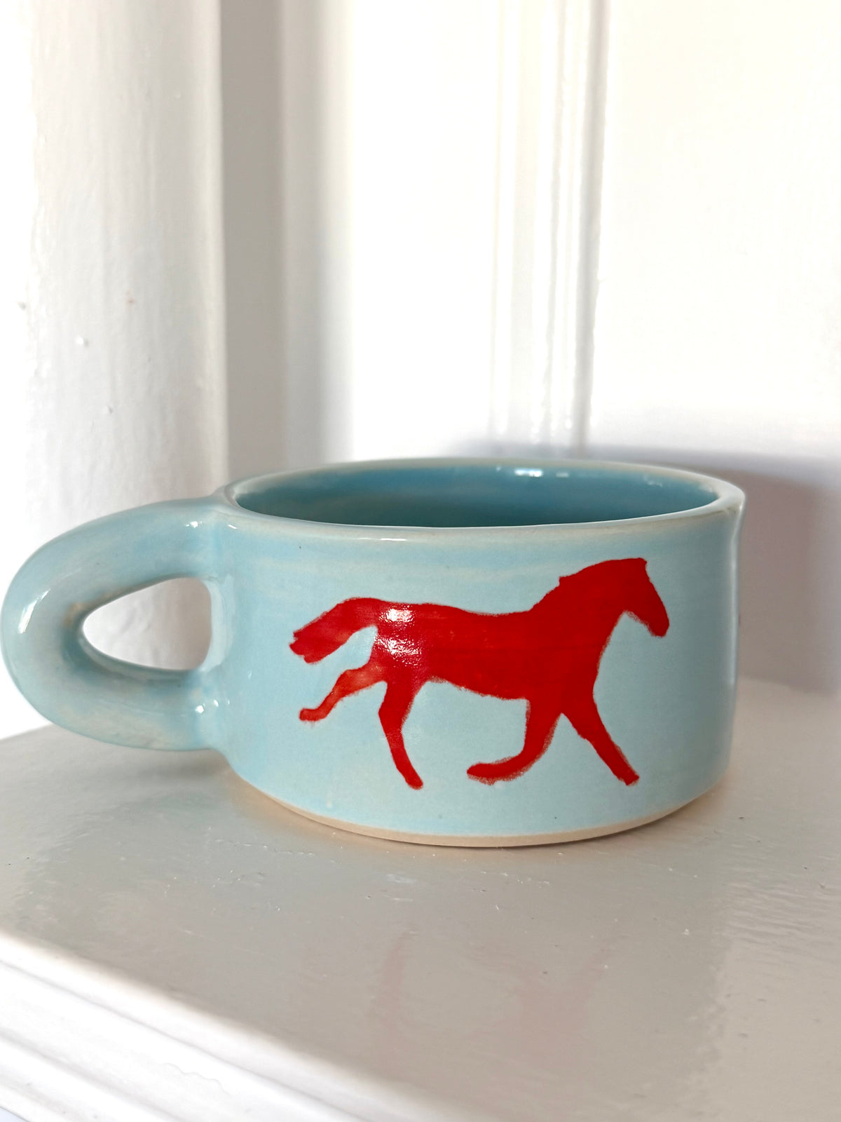 Red Horse Chunky Mug