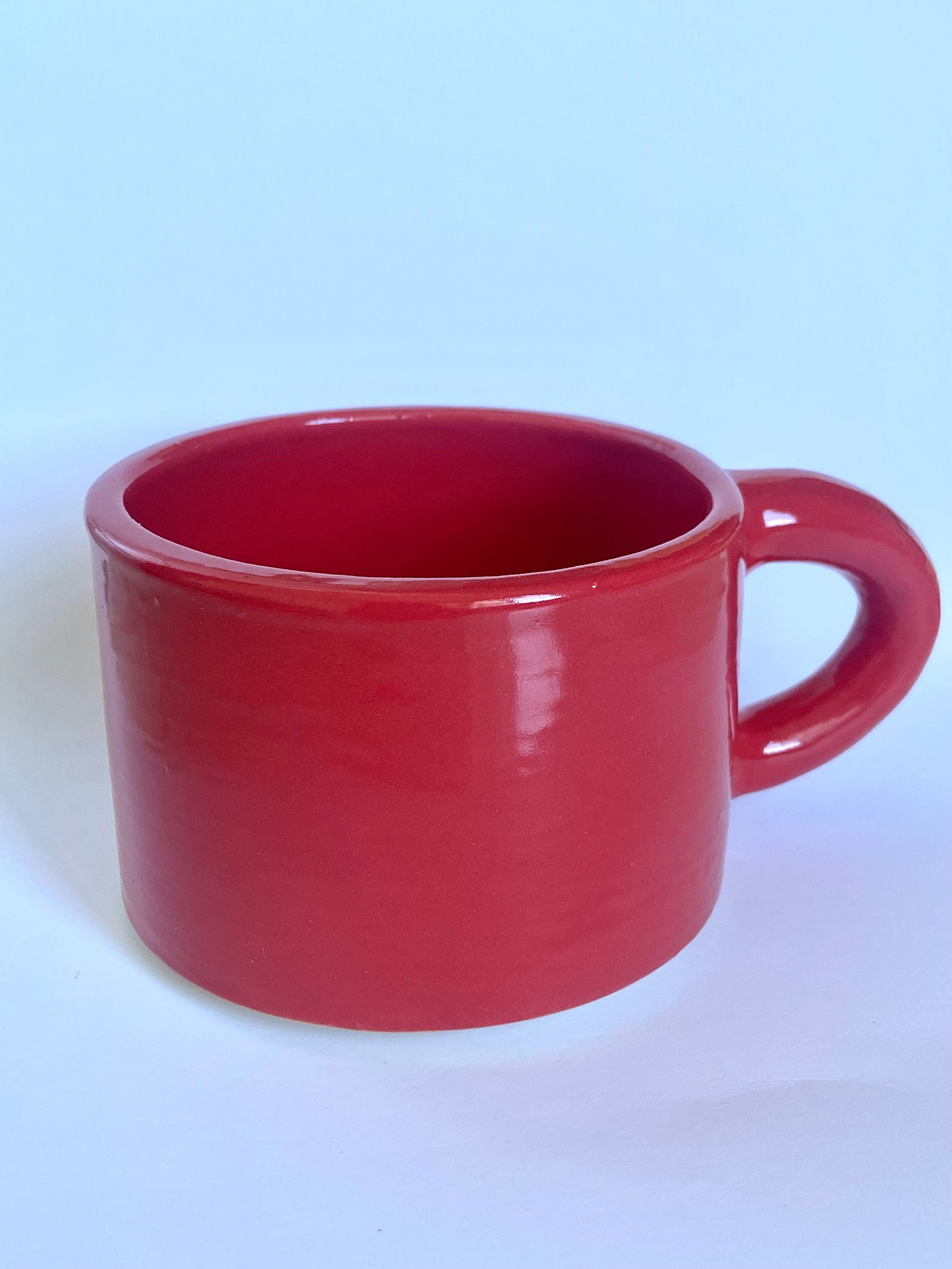 Red Mini Chunky Star Mug