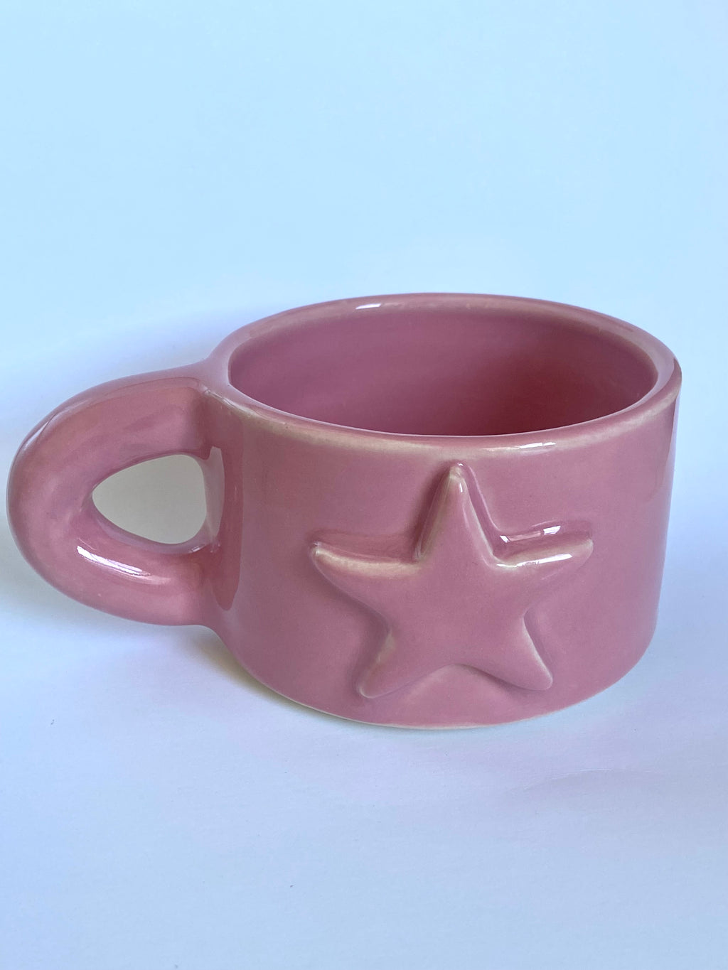 Pink Mini Chunky Star Mug