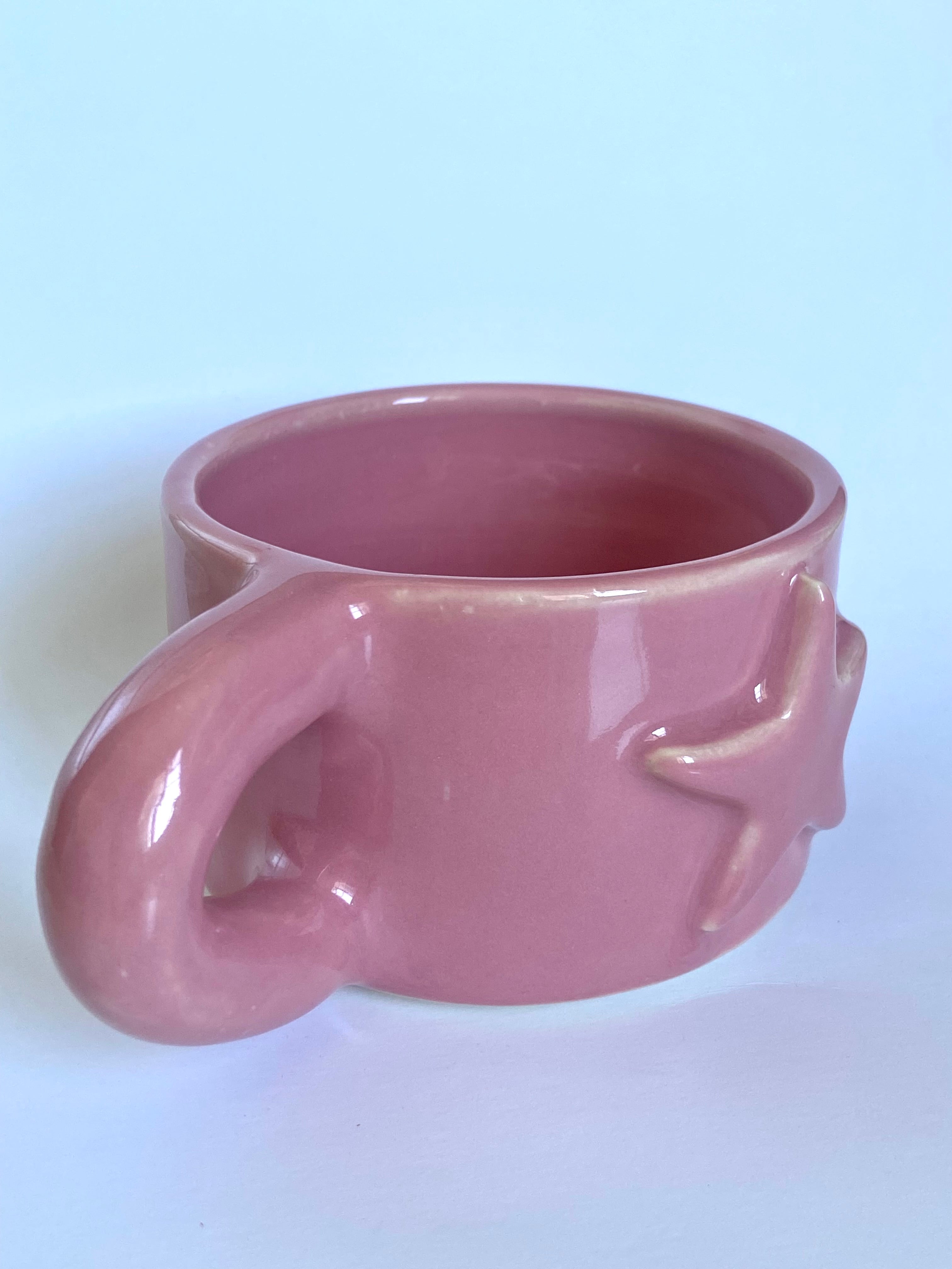 Pink Mini Chunky Star Mug