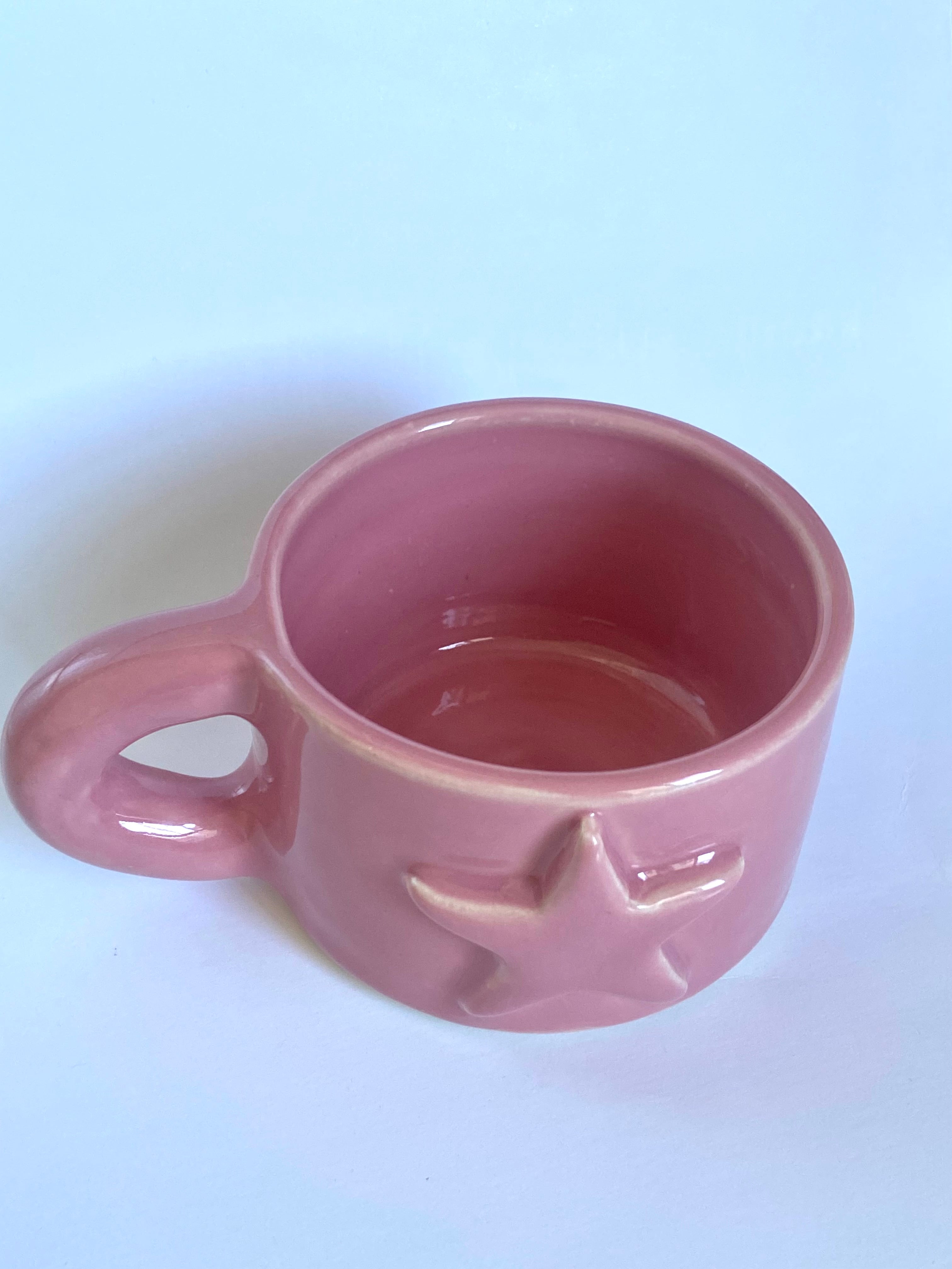 Pink Mini Chunky Star Mug